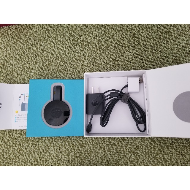 CHROME(クローム)のChromecast 第2世代 black スマホ/家電/カメラのテレビ/映像機器(映像用ケーブル)の商品写真