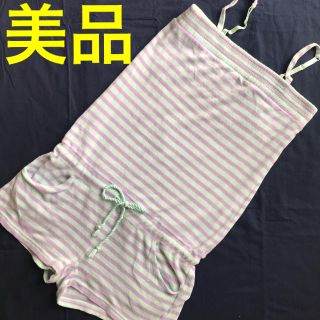 ユニクロ(UNIQLO)の【美品】ユニクロ　レディースロンパース  ルームウェア　パジャマ　ジェラートピケ(ルームウェア)