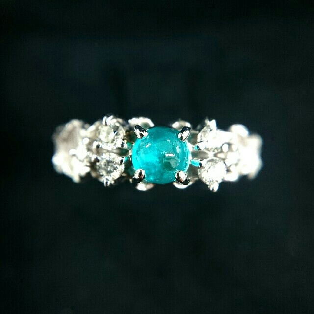 55%以上節約 パライバトルマリン 0.38ct リング リング(指輪