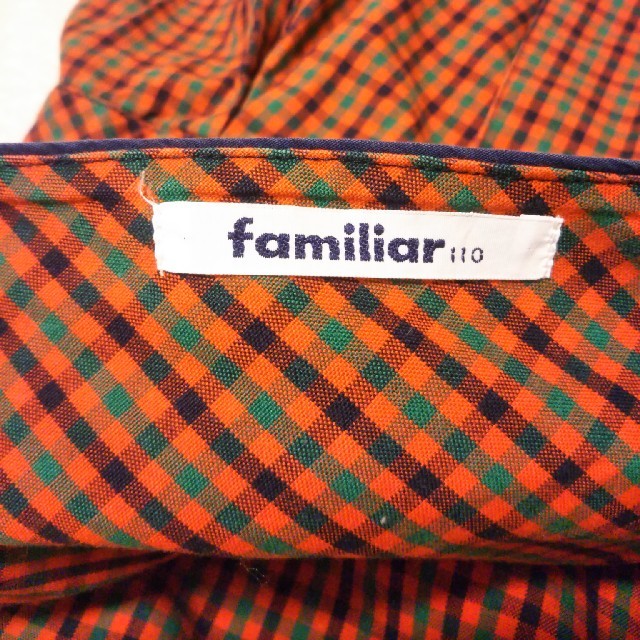 familiar(ファミリア)の最終値下げ　ファミリア　ワンピース110センチ キッズ/ベビー/マタニティのキッズ服女の子用(90cm~)(ワンピース)の商品写真