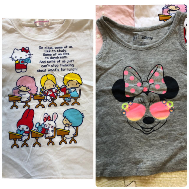 NEXT(ネクスト)のnext ベビーギャップ  サンリオ　女の子 Tシャツ キッズ/ベビー/マタニティのキッズ服女の子用(90cm~)(Tシャツ/カットソー)の商品写真