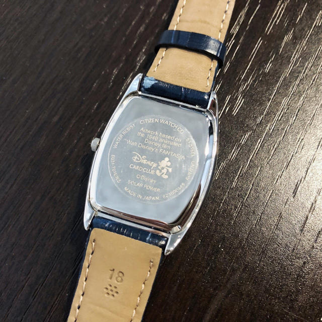 【非売品】ミッキー ファンタジア 腕時計 ディズニーカードクラブオリジナル