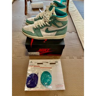 ナイキ(NIKE)のairjordan1 turbogreen エアジョーダン1  ターボグリーン(スニーカー)