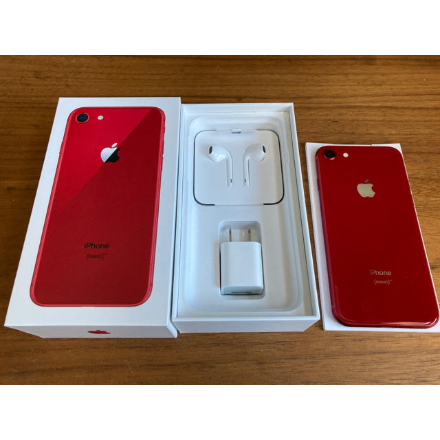 iPhone8 64GB red docomo SIMフリー化済み 1
