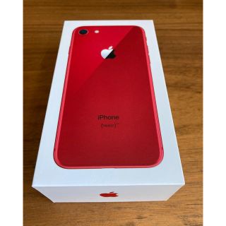 アップル(Apple)のiPhone8 64GB red docomo SIMフリー化済み　(スマートフォン本体)