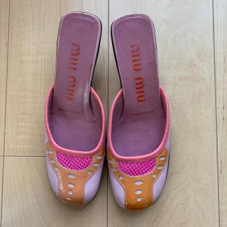 ミュウミュウ(miumiu)のmiumiu ミュール★年内売り切り最終値下げ‼︎★(ミュール)