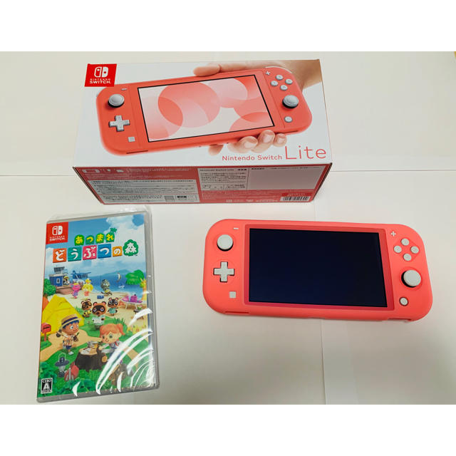 新品 おまけ付 ニンテンドー スイッチ ライト コーラル ビンク Switch