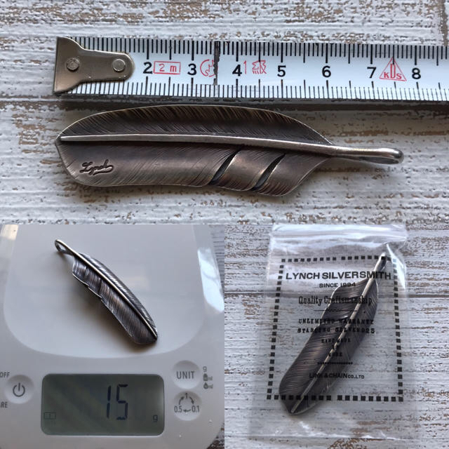 goro's - 希少 LYNCH SILVERSMITH 廃盤フェザー L sizeの通販 by