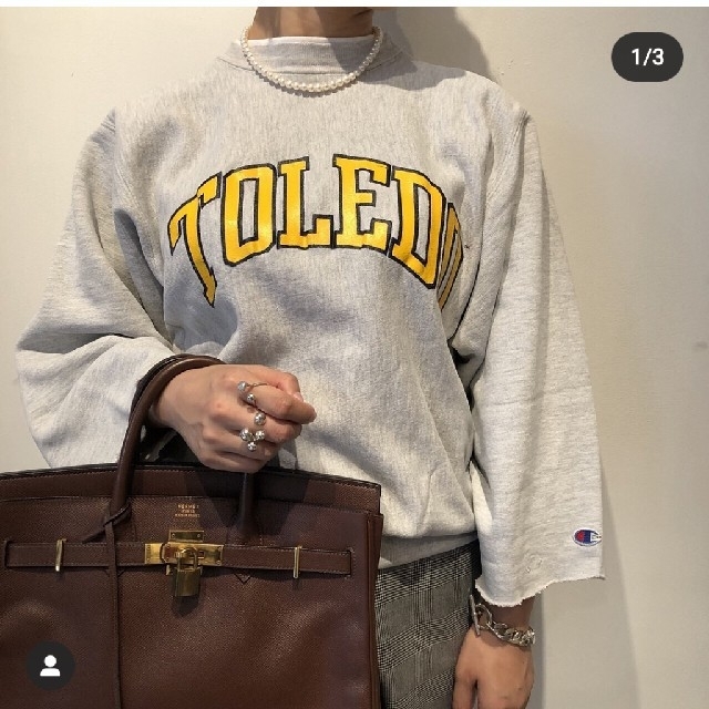 Shinzone(シンゾーン)のだいぴー様専用。preloved チャンピオン　VINTAGE　リメイクパーカー レディースのトップス(トレーナー/スウェット)の商品写真