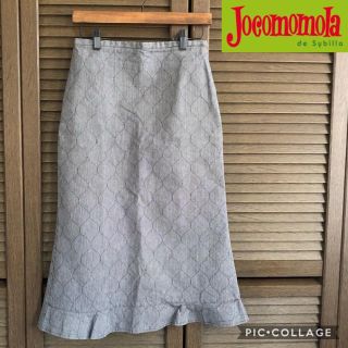 ホコモモラ(Jocomomola)の【 Jocomomola 】❁.*デニム スカート 美ライン  ❁.*(ひざ丈スカート)