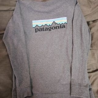 パタゴニア(patagonia)のpatagonia Tシャツ　XS パタゴニア　tee グレー(Tシャツ/カットソー(七分/長袖))