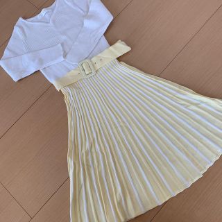 トッコ(tocco)のみはるねこる様専用♡tocco closet＊配色ニットワンピース(ひざ丈ワンピース)