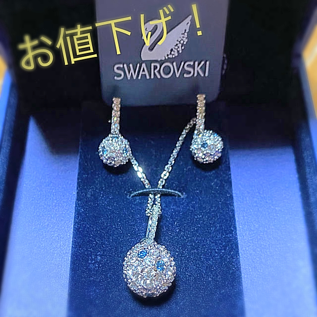 SWAROVSKI(スワロフスキー)のスワロフスキー　ネックレス・ピアスのセット レディースのアクセサリー(ネックレス)の商品写真