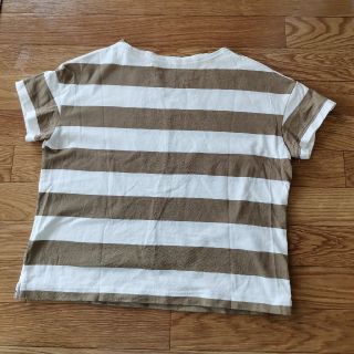 ムジルシリョウヒン(MUJI (無印良品))の新品未使用☆無印良品☆ボーダーTシャツ(Tシャツ(半袖/袖なし))