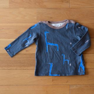 ミナペルホネン(mina perhonen)のミナペルホネン giraffe 長袖Tシャツ 80(シャツ/カットソー)