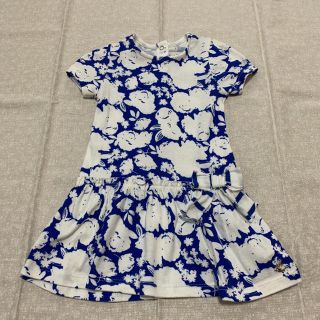 プチバトー(PETIT BATEAU)の花柄ワンピース　プチバトー　未使用　12m(ワンピース)