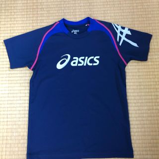 アシックス(asics)の【ゆーさん専用】アシックス Tシャツ 紺色(Tシャツ/カットソー)