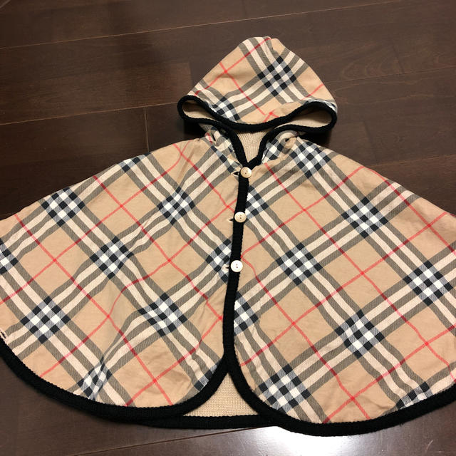 BURBERRY(バーバリー)の大特価❗️バーバリー　ベビーポンチョ キッズ/ベビー/マタニティのベビー服(~85cm)(カーディガン/ボレロ)の商品写真