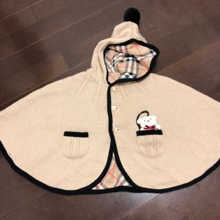 バーバリー(BURBERRY)の大特価❗️バーバリー　ベビーポンチョ(カーディガン/ボレロ)