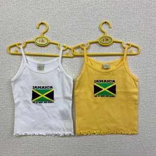 ◆新品未使用◆SUN ISLAND キッズ用キャミソール2枚セット(Tシャツ/カットソー)