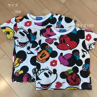 ディズニー(Disney)のディズニー　Tシャツ　100 ミニー(Tシャツ/カットソー)