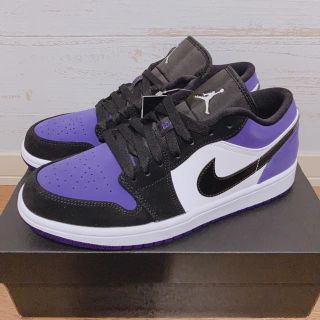 ナイキ(NIKE)のNIKE AIR JORDAN 1 LOW CURT PURPLE  25cm(スニーカー)