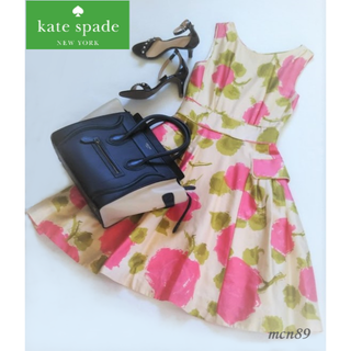 ケイトスペードニューヨーク(kate spade new york)の【美品】ケイトスペードニューヨーク　ワンピース　00(ひざ丈ワンピース)