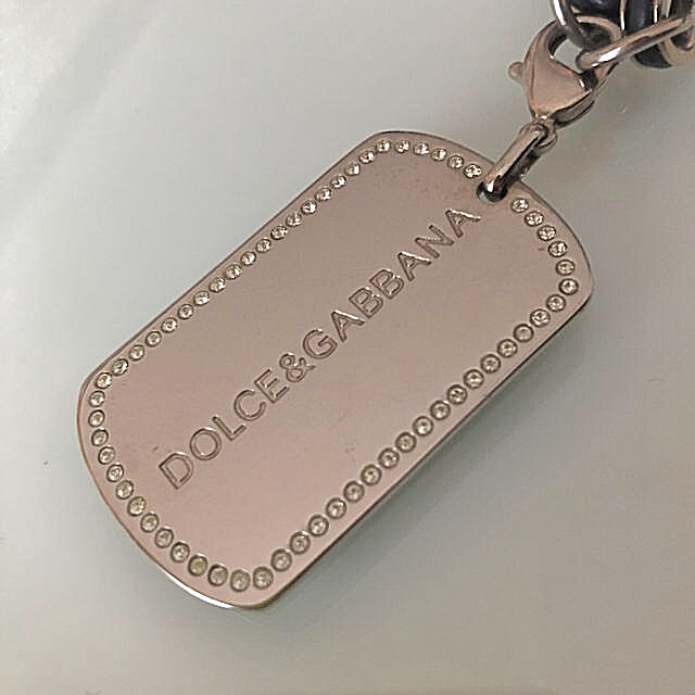 DOLCE&GABBANA(ドルチェアンドガッバーナ)のDOLCE&GABBANA ドルガバ プレートネックレス メンズのアクセサリー(ネックレス)の商品写真