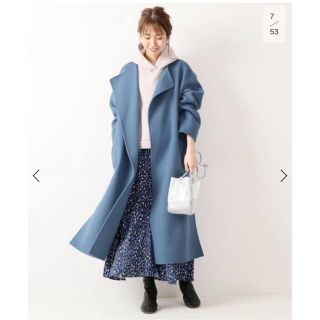 スピックアンドスパン(Spick & Span)のにじ様専用♡ビーバーフォールドラペルコート Spick&Span(ロングコート)