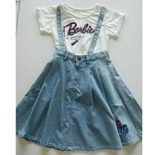 バービー(Barbie)の◆専用◆Tシャツ と デニムスカート 150(Tシャツ/カットソー)