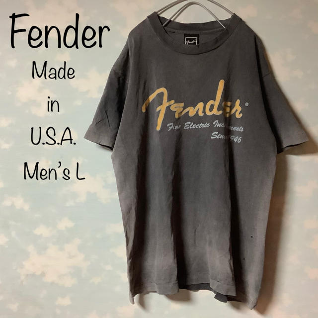 Fender - USA製 Fender Tシャツ 90s ヴィンテージ ギター 当時物 激