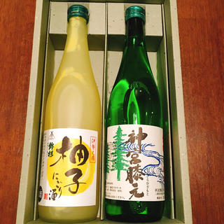 yuka様専用☆鉾杉　日本酒と柚子酒のセット(リキュール/果実酒)