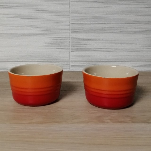 LE CREUSET(ルクルーゼ)の【ル・クルーゼ】 ラムカン オレンジ Le Creuset インテリア/住まい/日用品のキッチン/食器(食器)の商品写真