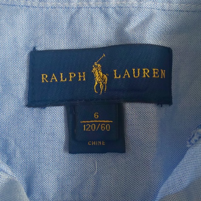 Ralph Lauren(ラルフローレン)のRALPH LAUREN ベルト付シャツワンピース キッズ/ベビー/マタニティのキッズ服女の子用(90cm~)(ワンピース)の商品写真