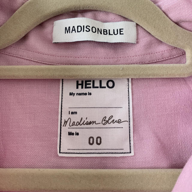 MADISONBLUE(マディソンブルー)の値下げ　マディソンブルー  マダムシャツリネンツィル  00 レディースのトップス(シャツ/ブラウス(長袖/七分))の商品写真