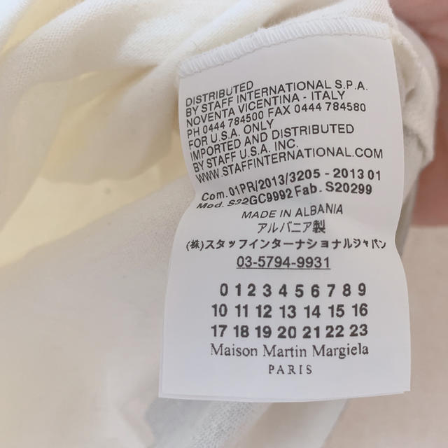 Maison Martin Margiela(マルタンマルジェラ)のマルジェラ　エイズT レディースのトップス(Tシャツ(半袖/袖なし))の商品写真