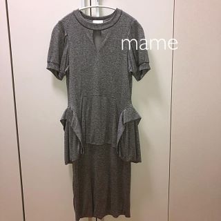 マメ(mame)の☆ 美品 ☆ mame ワンピース(ひざ丈ワンピース)