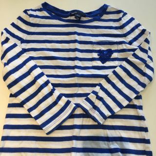 ギャップキッズ(GAP Kids)のボーダー ロンT 110(Tシャツ/カットソー)