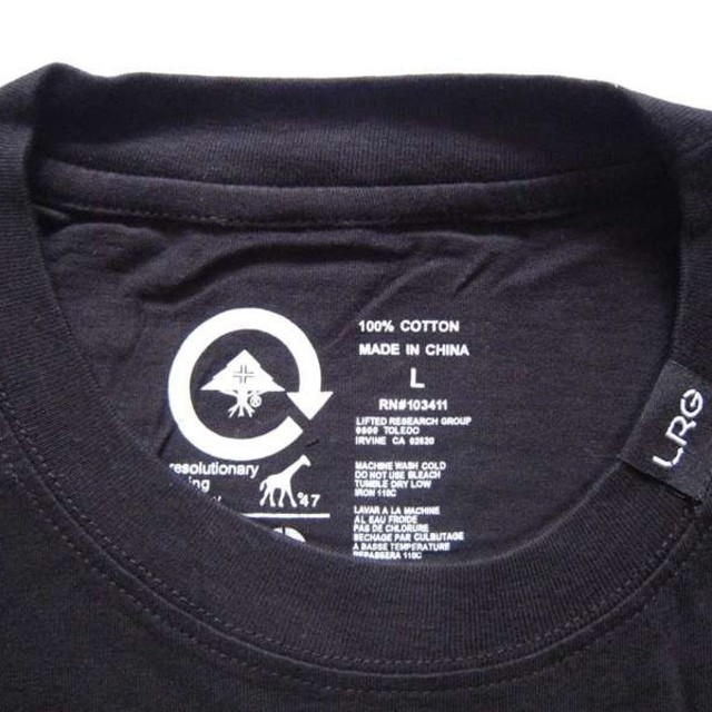 LRG(エルアールジー)の新品サイズXL LRG T シャツ黒 メンズのトップス(Tシャツ/カットソー(半袖/袖なし))の商品写真