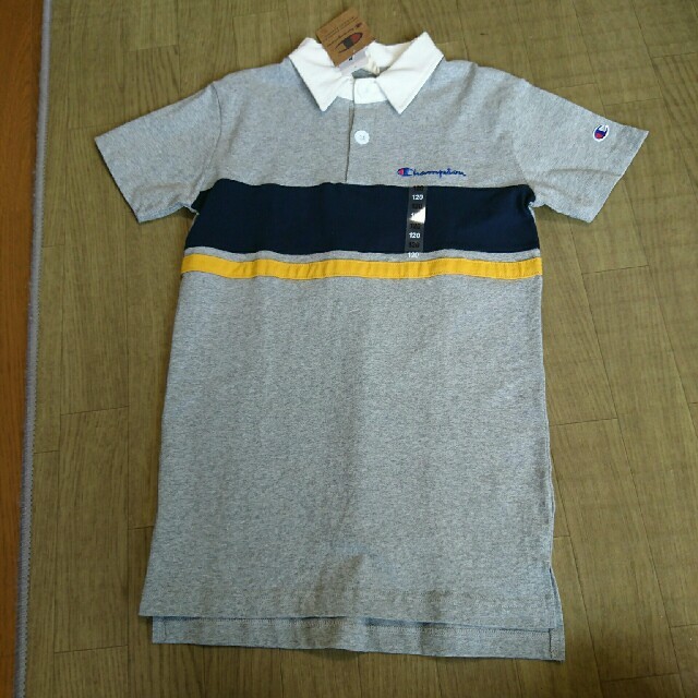 Champion(チャンピオン)の新品championラガーワンピース キッズ/ベビー/マタニティのキッズ服女の子用(90cm~)(ワンピース)の商品写真