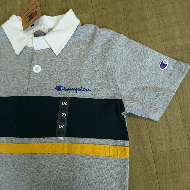 Champion(チャンピオン)の新品championラガーワンピース キッズ/ベビー/マタニティのキッズ服女の子用(90cm~)(ワンピース)の商品写真