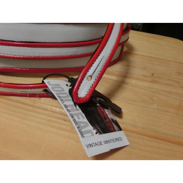 Jodi Head ジョディヘッド ストラップ vintage 白/赤 値引不可の Jodi Head ジョディヘッド ストラップ vintage 白/赤 値引不可の