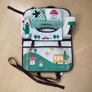 カー用品　シートポケット　きのこ(車内アクセサリ)