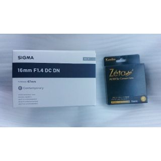 シグマ(SIGMA)の SIGMA 16mm F1.4 DC DN SONY Eマウント用 未使用品(レンズ(単焦点))