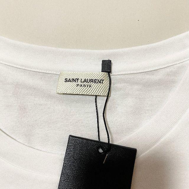 新品未使用！送料込み★Saint Laurent★ショートスリーブ ロゴＴシャツトップス