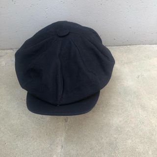 ニューヨークハット(NEW YORK HAT)のNEW YORK HAT キャスケット　コットン　ブラック　美品　格安　USA製(キャスケット)