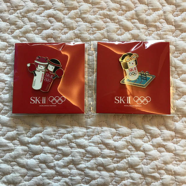 SK-II(エスケーツー)のskⅡ オリンピックピンバッチ エンタメ/ホビーのアニメグッズ(バッジ/ピンバッジ)の商品写真