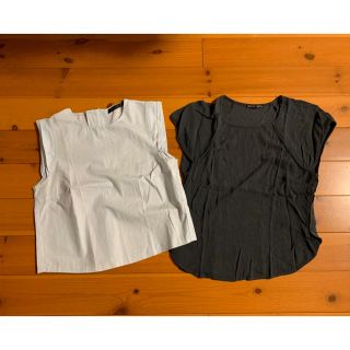 ザラ(ZARA)のZARA  トップス　２点セット(カットソー(半袖/袖なし))