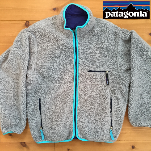 【ギフト】 Patagonia 【超希少】92's - patagonia リバーシブル L グリセード ナイロンジャケット