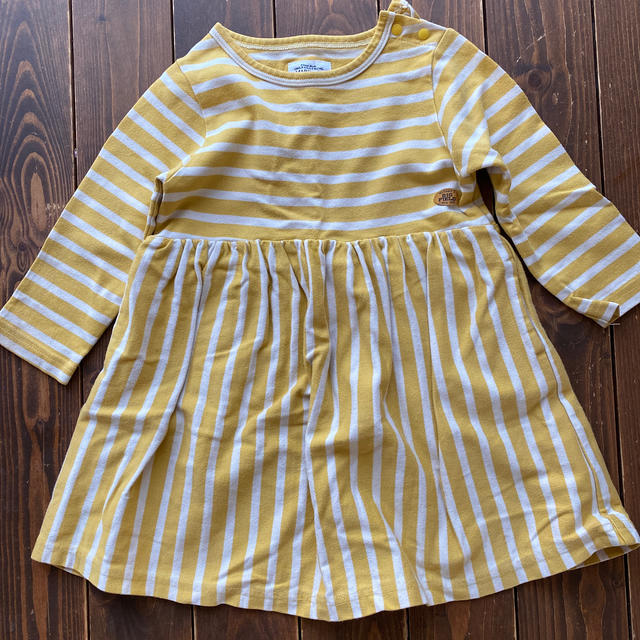 MARKEY'S(マーキーズ)のマーキーズ☺︎切り返しボーダーワンピ95㌢ キッズ/ベビー/マタニティのキッズ服女の子用(90cm~)(ワンピース)の商品写真